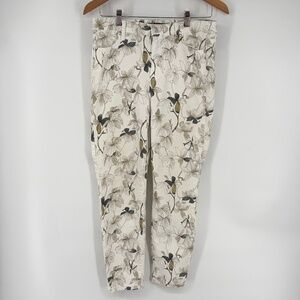 Buffalo David Bitton Jeans Havana Ankle Skinny Jeans Women's 10 White Floral